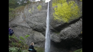 Waterfall, River, Stream, Forest, Water, Rock