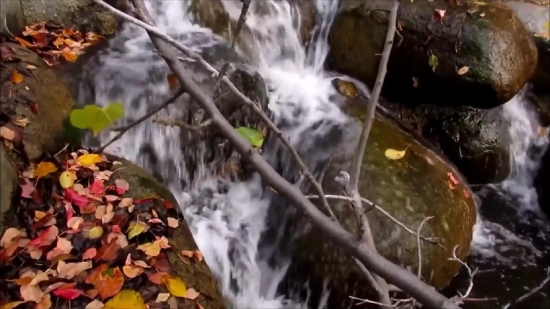 Waterfall, River, Water, Stream, Rock, Cascade
