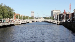 Waterfront, City, River, Architecture, Bridge, Water