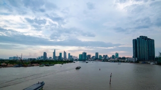 Waterfront, City, Shoreline, Skyline, Cityscape, Water