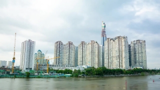 Waterfront, City, Skyline, Cityscape, Skyscraper, Urban