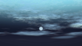 Moon, Sky, Ocean, Sun, Sea, Clouds