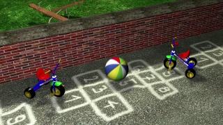Tricycle, Wheeled Vehicle, Vehicle, Sport, Competition, Grass