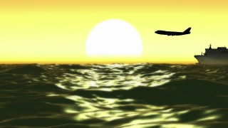 Sun, Sunset, Sea, Sky, Water, Ocean
