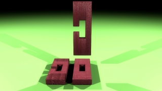 Digital Clock, Clock, Timepiece, 3d, Cube, Mine