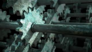 Gear, Mechanism, Device, Gearing, Metal, Old