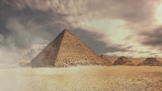 Grave, Desert, Sand, Landscape, Sky, Travel