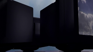 Monitor, Screen, Audience, Cheering, Nighttime, Stadium