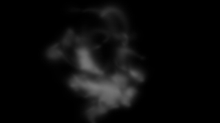 Space, Black, Moon, Smoke, Light, Planet