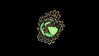 Gem, Design, Art, Black, Floral, Pattern