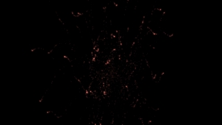 Lightning, Spider Web, Cobweb, Black, Light, Night
