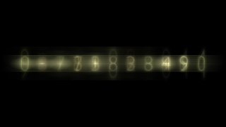 Black, Light, Digital Clock, Glow Tube, Clock, Glow