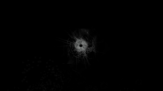 Hole, Light, Black, Spider Web, Star, Night
