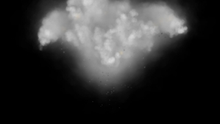 Smoke, Cloud, Sky, Moon, Space, Clouds