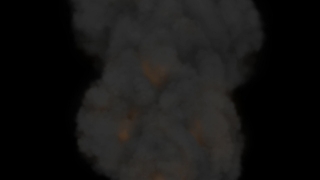 Smoke, Cloud, Moon, Space, Night, Black