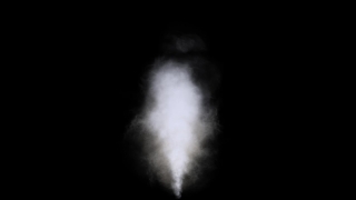 Smoke, Cloud, Moon, Black, Space, Night